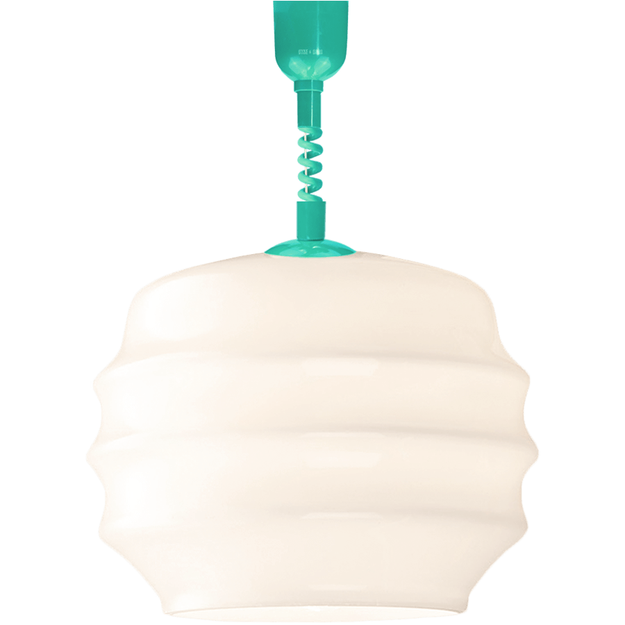 RIPPLE OPALINE RETRACTABLE CORD LIGHT MEDIUM - DYKE & DEAN