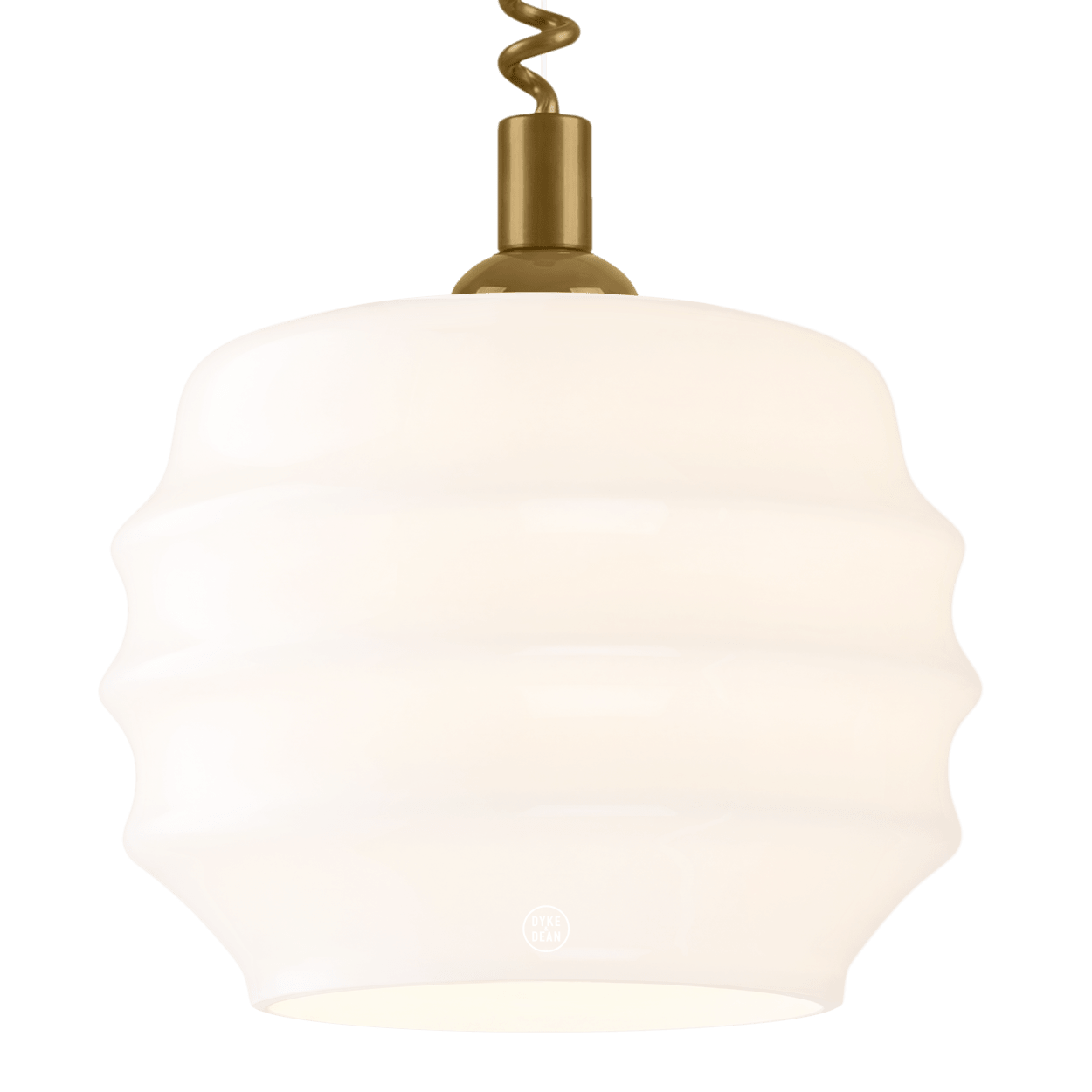 RIPPLE OPALINE RETRACTABLE CORD LIGHT MEDIUM - DYKE & DEAN