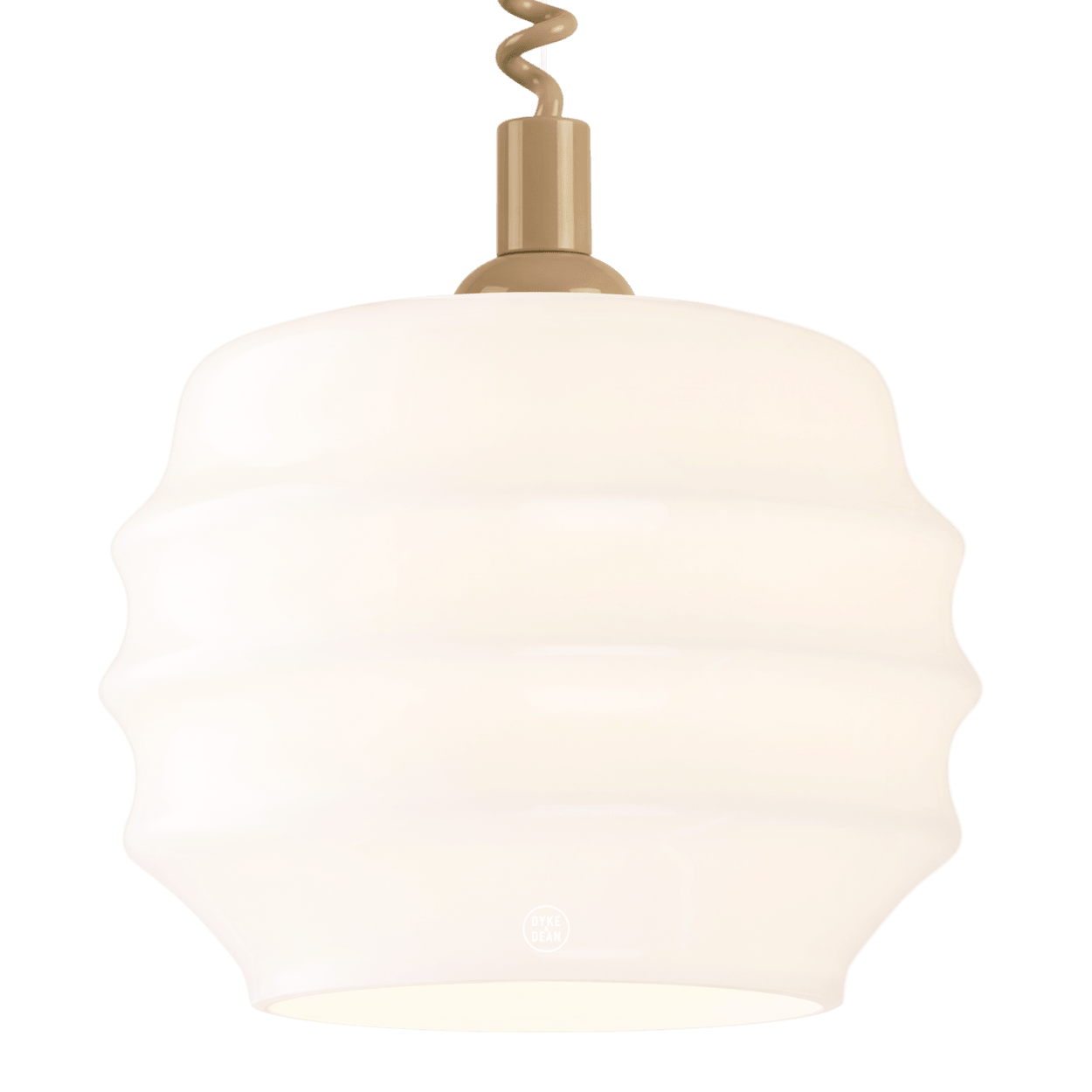 RIPPLE OPALINE RETRACTABLE CORD LIGHT MEDIUM - DYKE & DEAN