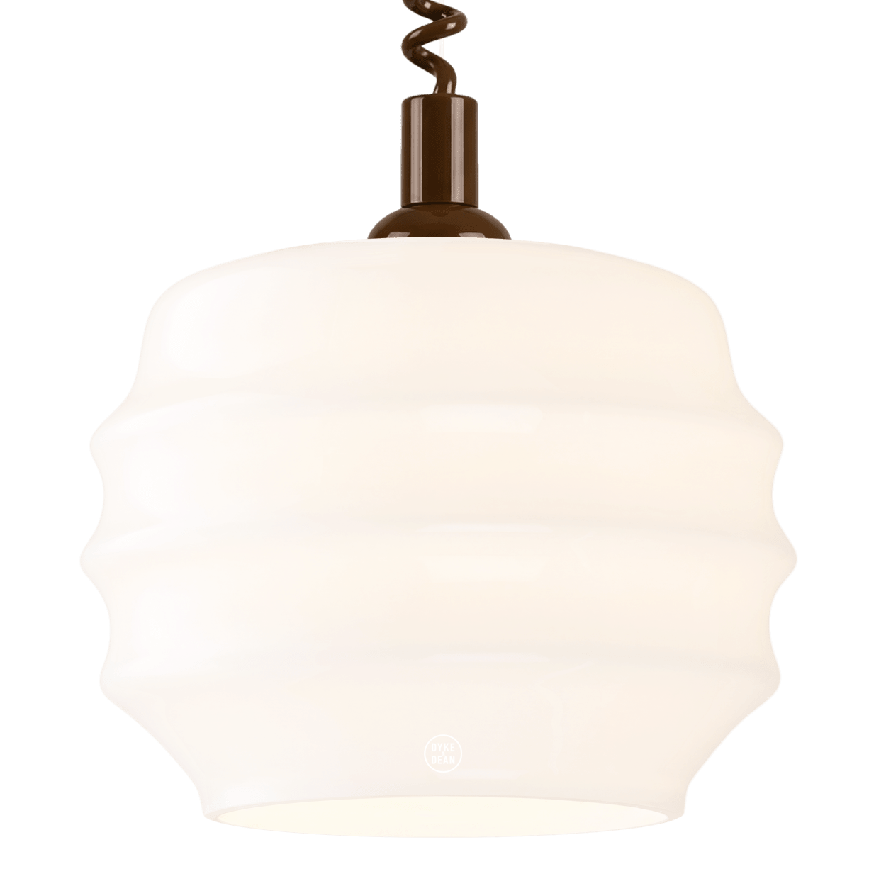 RIPPLE OPALINE RETRACTABLE CORD LIGHT MEDIUM - DYKE & DEAN