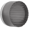 RIPPLE SCONCE WALL & CEILING LIGHT CAST GLASS GREY - DYKE & DEAN