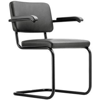 S 64PV THONET LEATHER DINING CHAIR - DYKE & DEAN