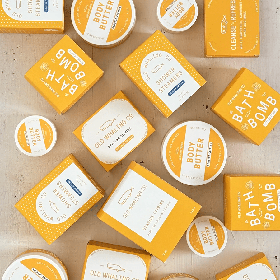 SEASIDE CITRINE SHOWER STEAMERS - DYKE & DEAN