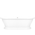 SHABBY ENAMEL CAST IRON BATHTUB WHITE - DYKE & DEAN