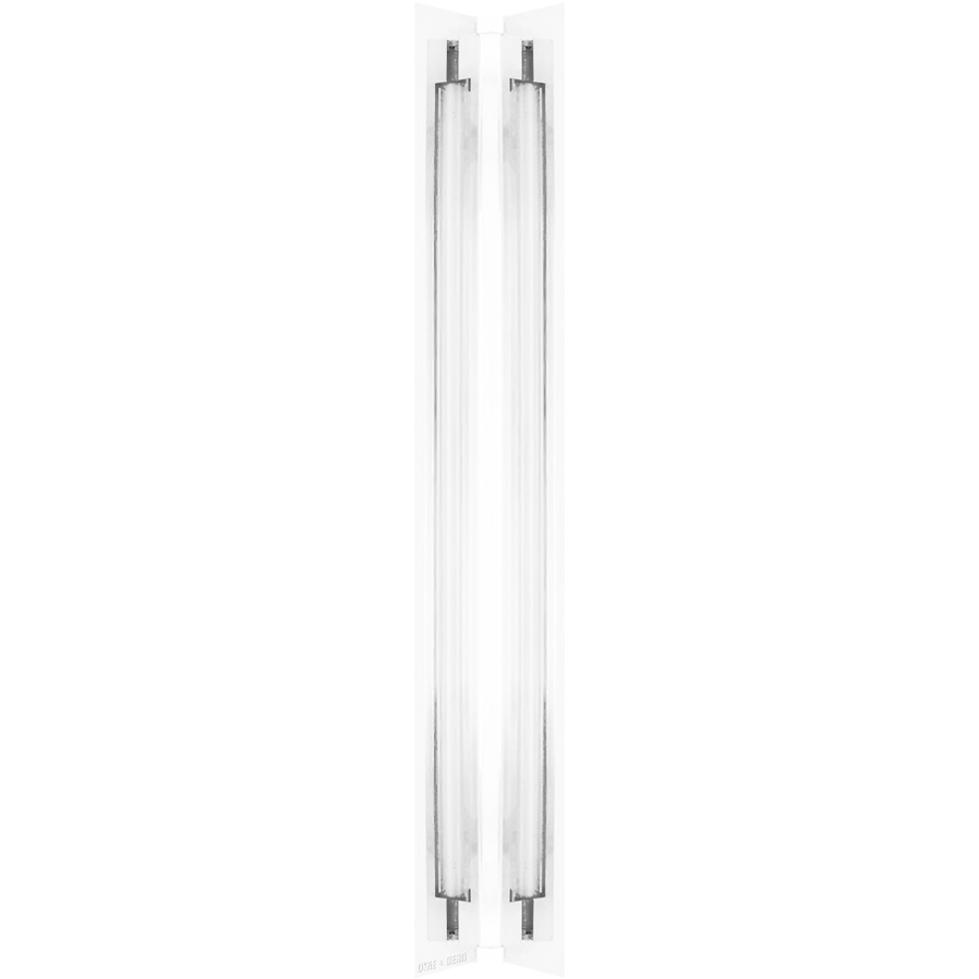 SHADED STRIP WALL LIGHTS PLATED LONG - DYKE & DEAN