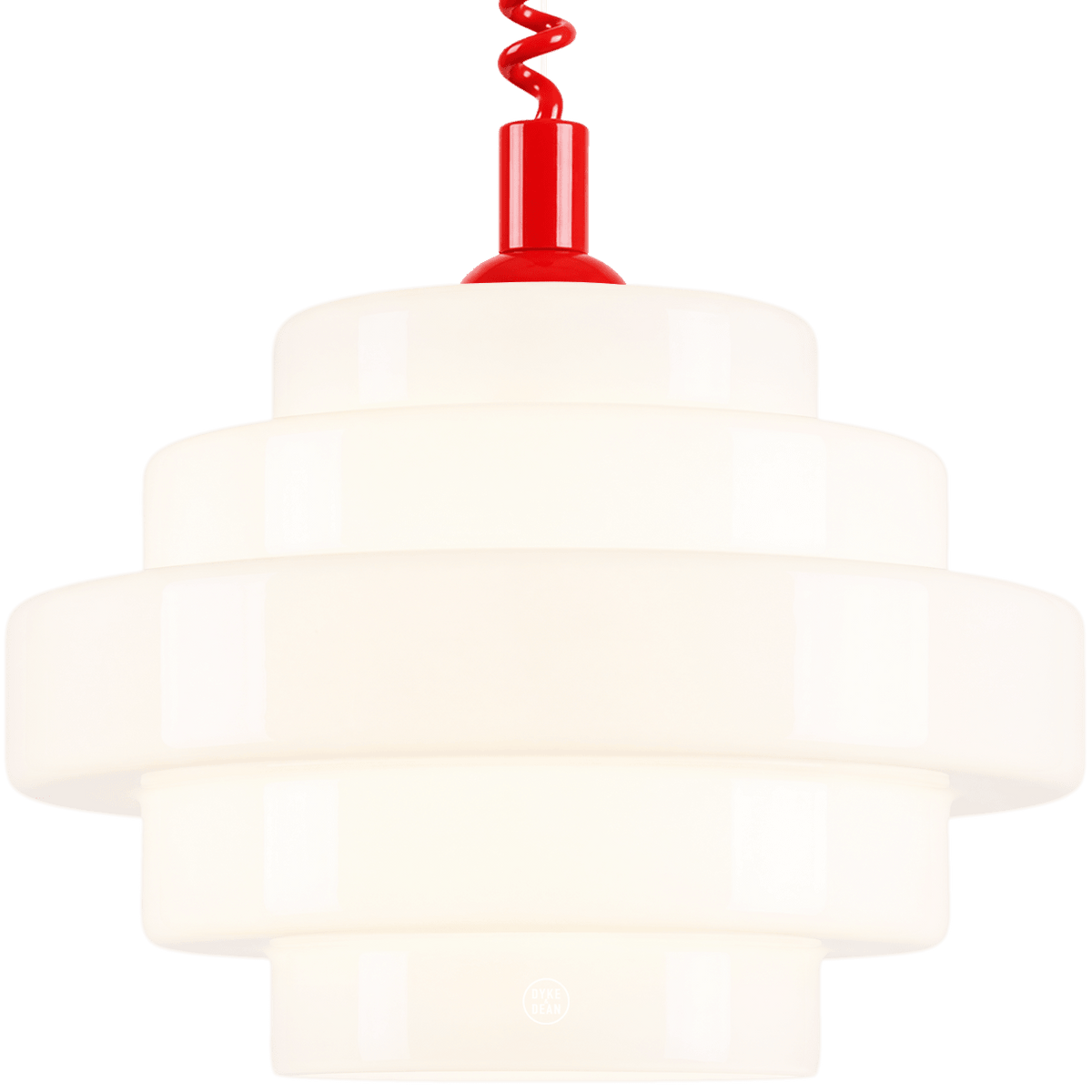 SMALL BAUHAUS OPALINE RETRACTABLE CORD LIGHT - DYKE & DEAN