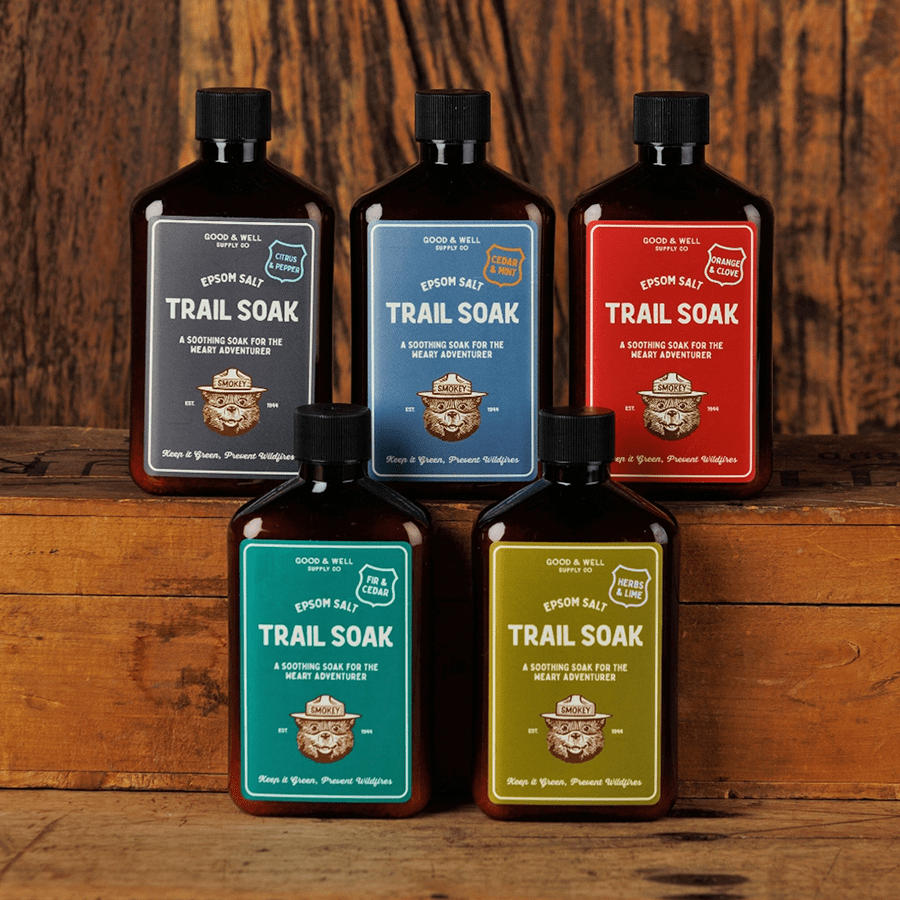 SMOKEY BEAR TRAIL BATH SOAK CITRUS & PEPPER - DYKE & DEAN