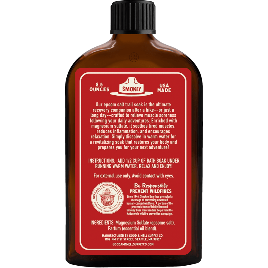 SMOKEY BEAR TRAIL BATH SOAK ORANGE & CLOVE - DYKE & DEAN