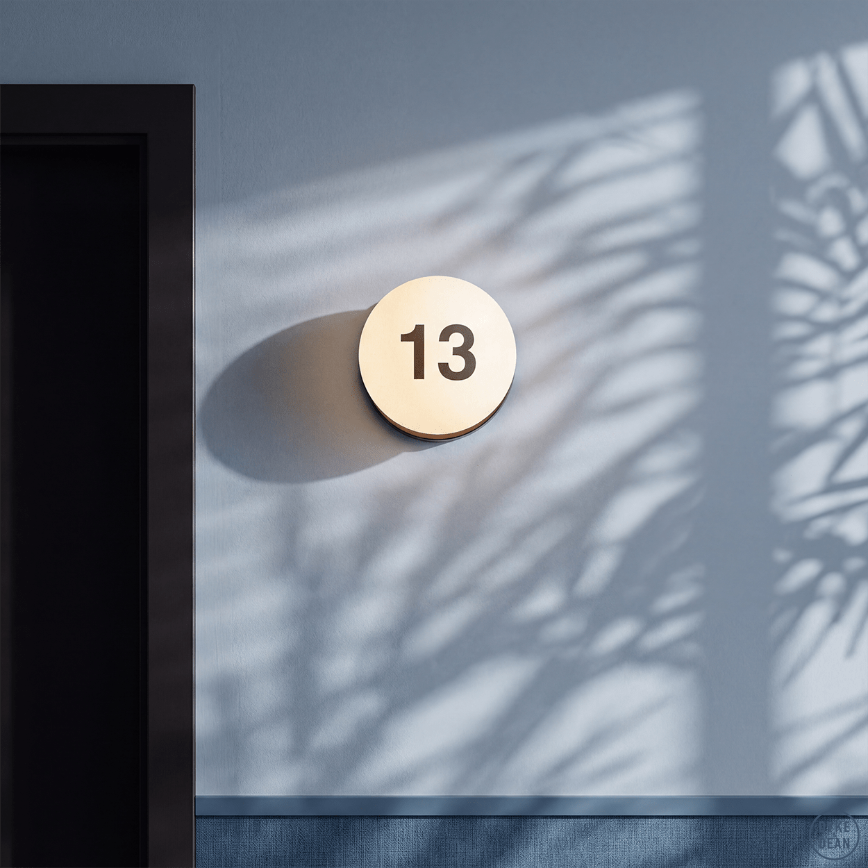 SPHERE LAMP BLACK BASE 200mm - DYKE & DEAN