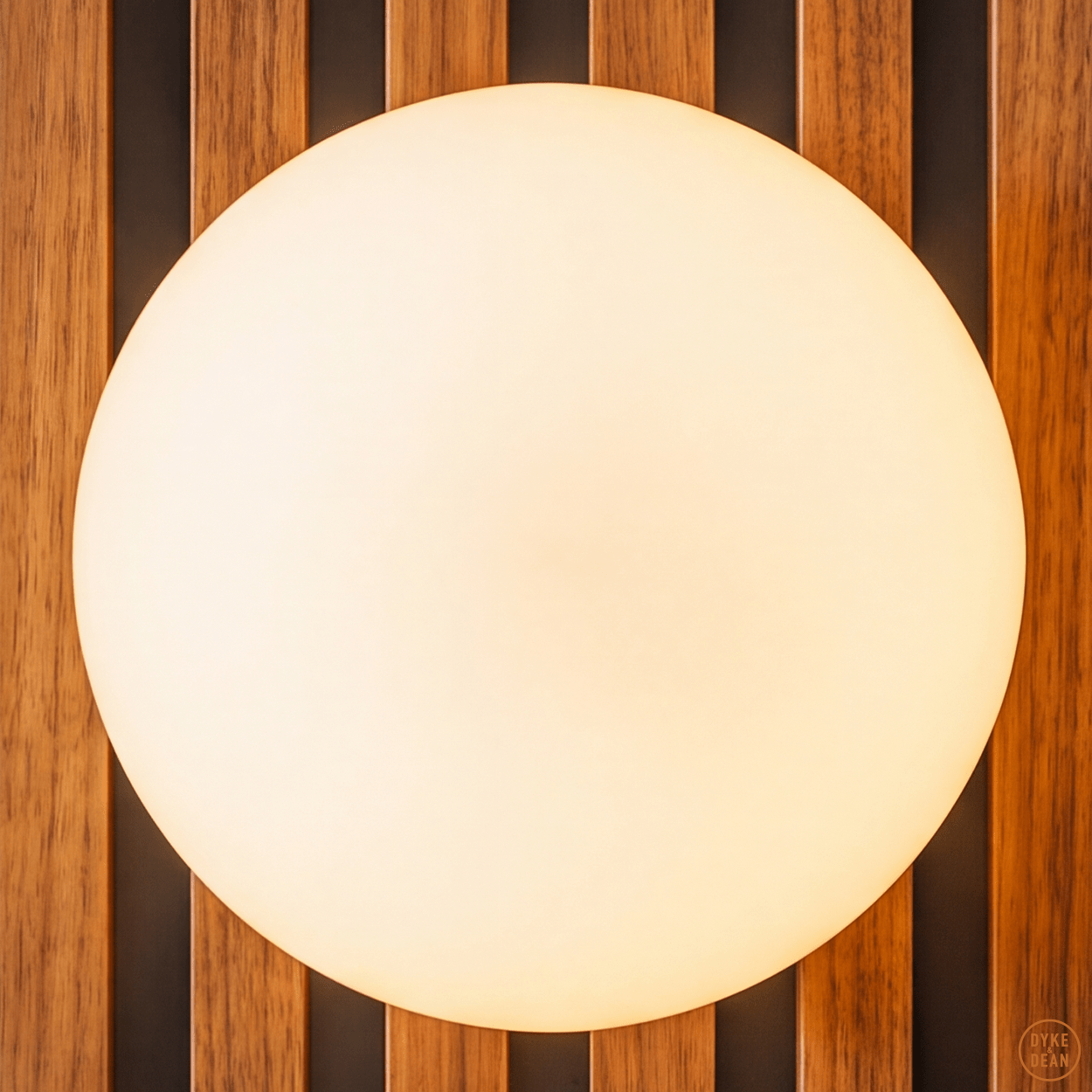 SPHERE LAMP BLACK BASE 400mm - DYKE & DEAN