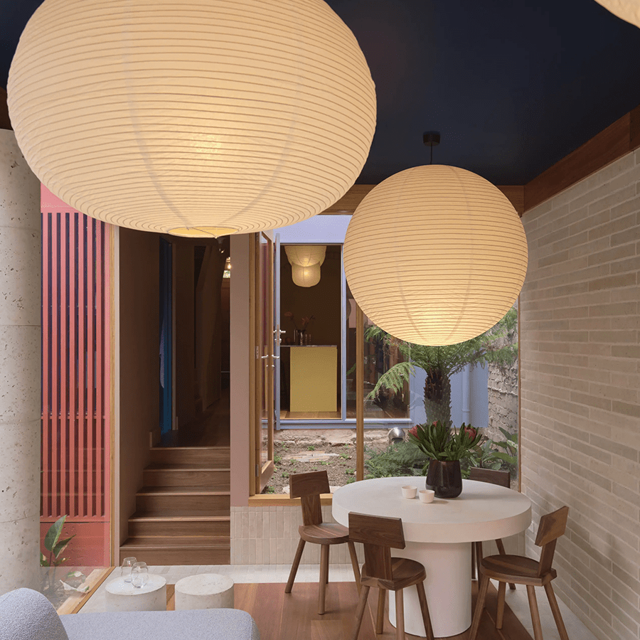 SPHERE LINEN LIGHT SHADE 50CM - DYKE & DEAN