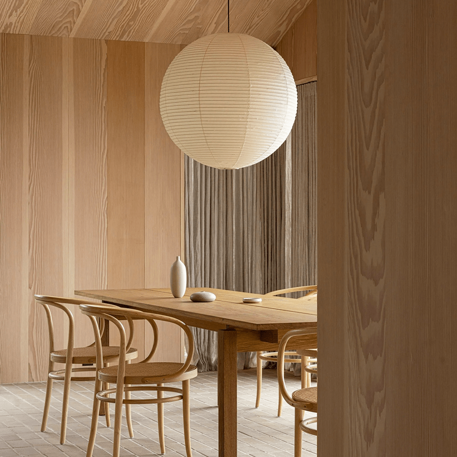 SPHERE LINEN LIGHT SHADE 70CM - DYKE & DEAN