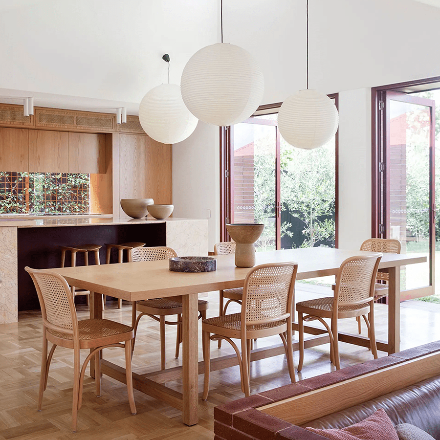 SPHERE LINEN LIGHT SHADE 70CM - DYKE & DEAN