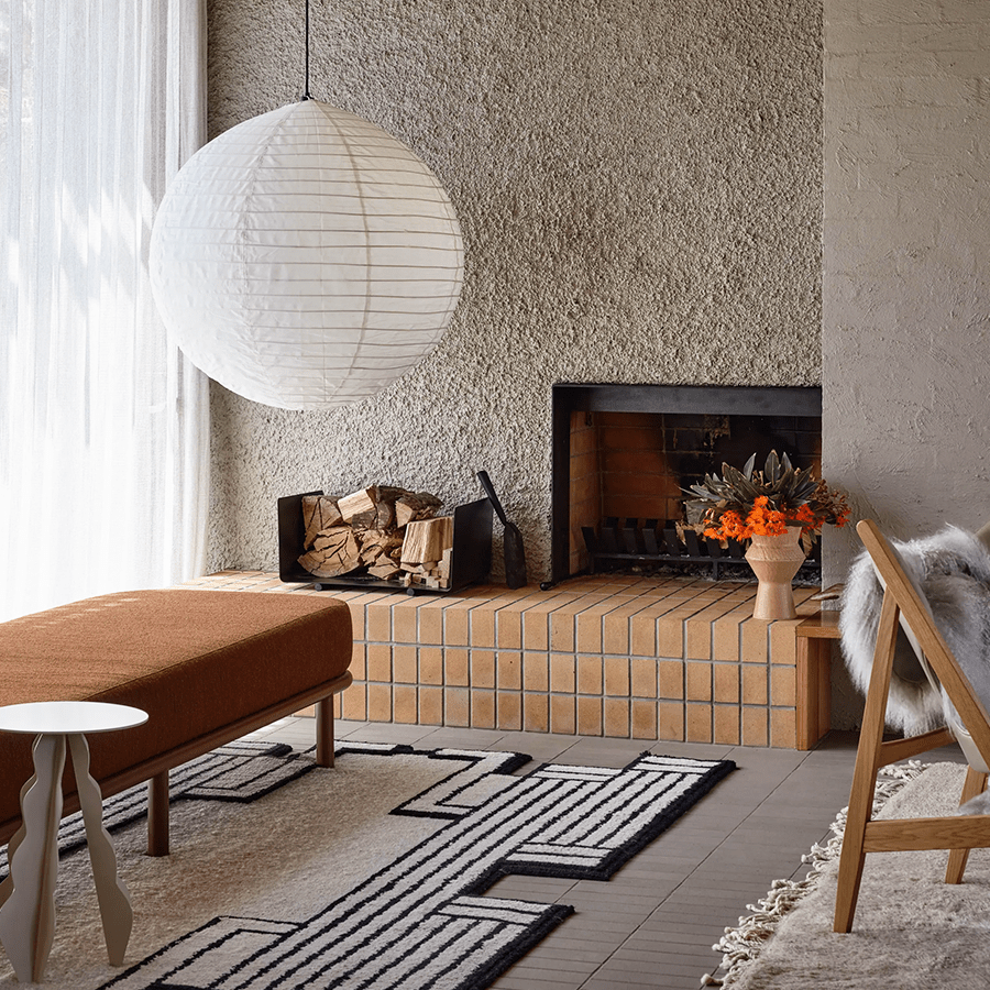 SPHERE LINEN LIGHT SHADE 70CM - DYKE & DEAN