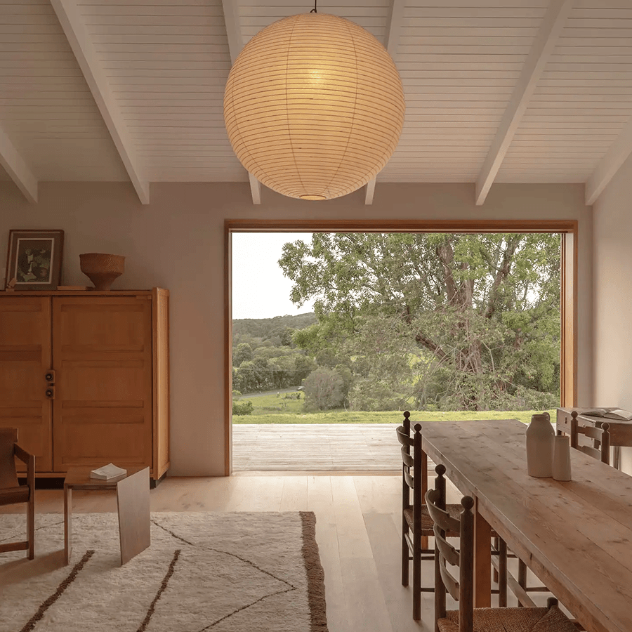 SPHERE LINEN LIGHT SHADE 80CM - DYKE & DEAN