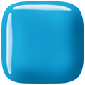 SQUARE PORCELAIN WALL ROCKER LIGHT SWITCH AZURE - DYKE & DEAN