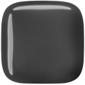 SQUARE PORCELAIN WALL ROCKER LIGHT SWITCH DARK GREY - DYKE & DEAN