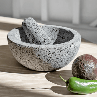 STONE MOLCAJETE PESTLE & MORTAR LARGE - DYKE & DEAN