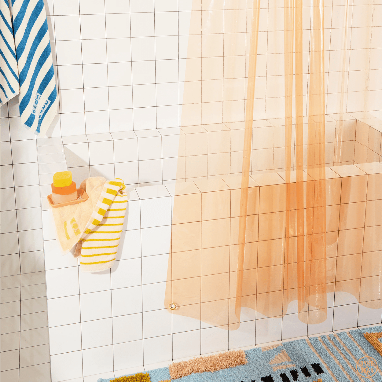 SUN SHOWER CURTAIN CLOUD - DYKE & DEAN