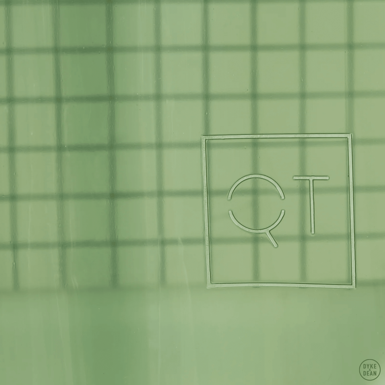 SUN SHOWER CURTAIN PINE GREEN - DYKE & DEAN