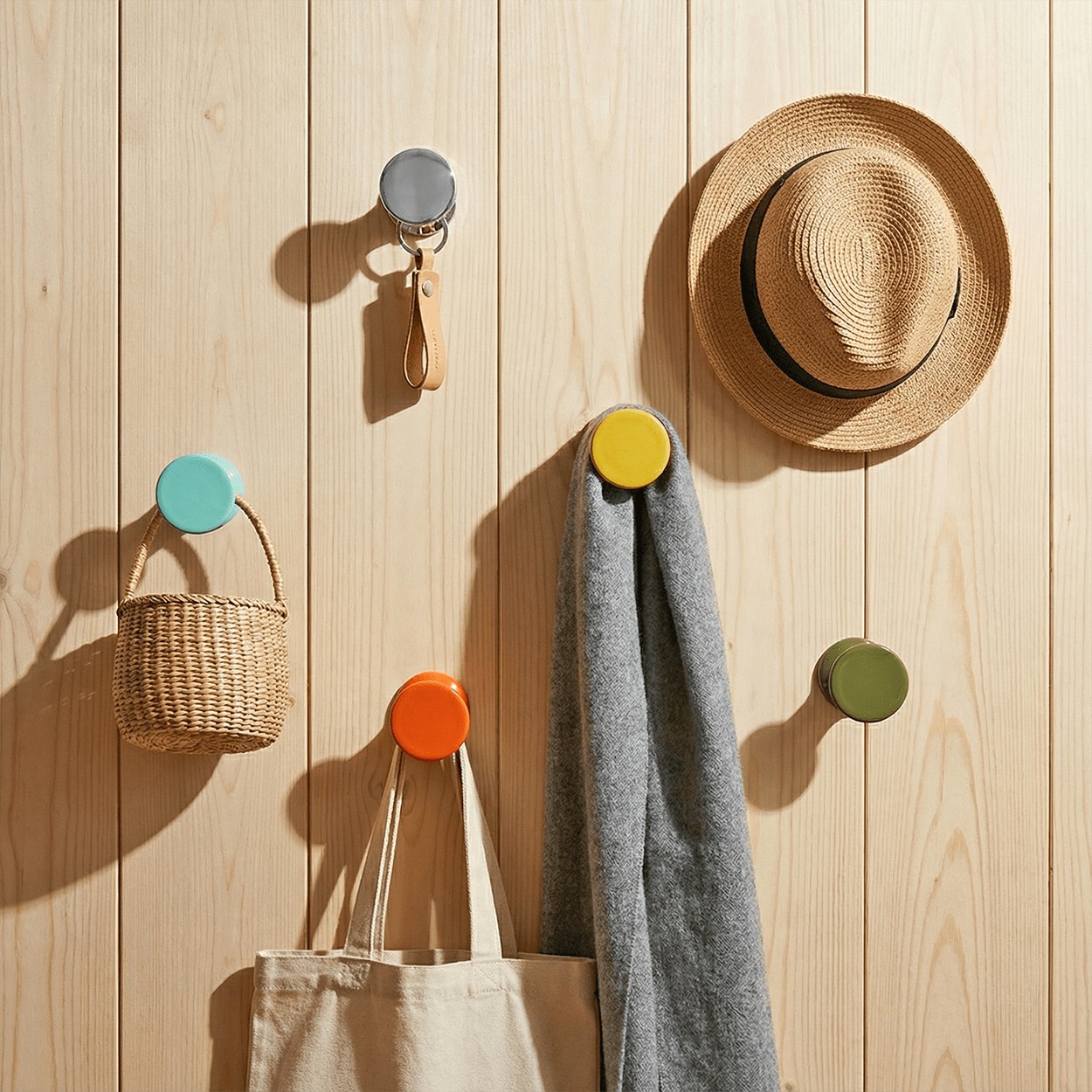 TAM TAM WALL HOOK OLIVE - DYKE & DEAN