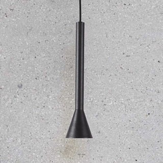 TAPERED TUBE PENDANT MATT BLACK - DYKE & DEAN