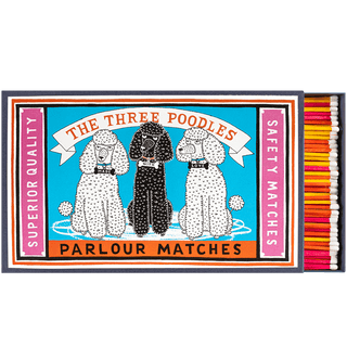 THE THREE POODLES GIANT SAFETY MATCHES - DYKE & DEAN
