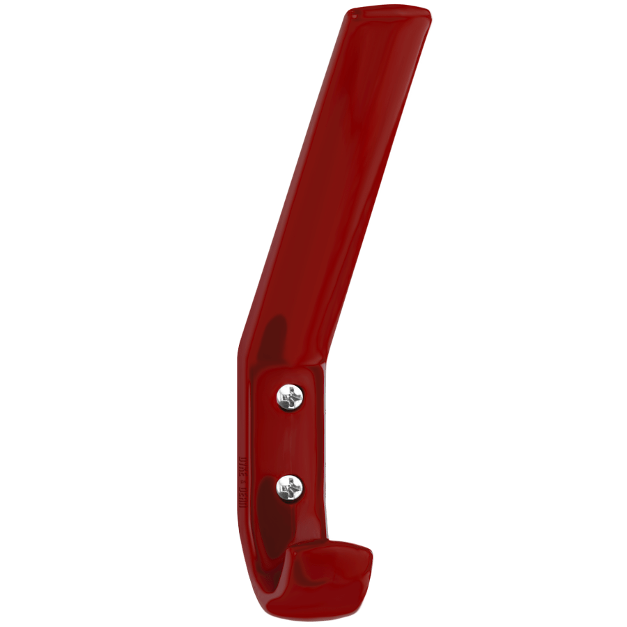 THERMOPLASTIC DOUBLE HOOK BURGUNDY - DYKE & DEAN