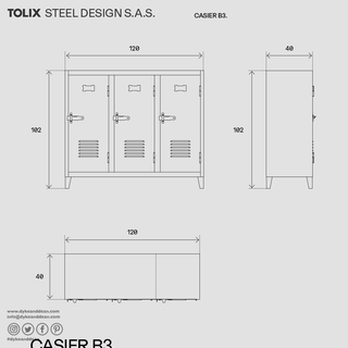 TOLIX B3 LOCKER - DYKE & DEAN