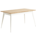 TOLIX NATURAL OAK TOP TABLE 55 140X80 - DYKE & DEAN