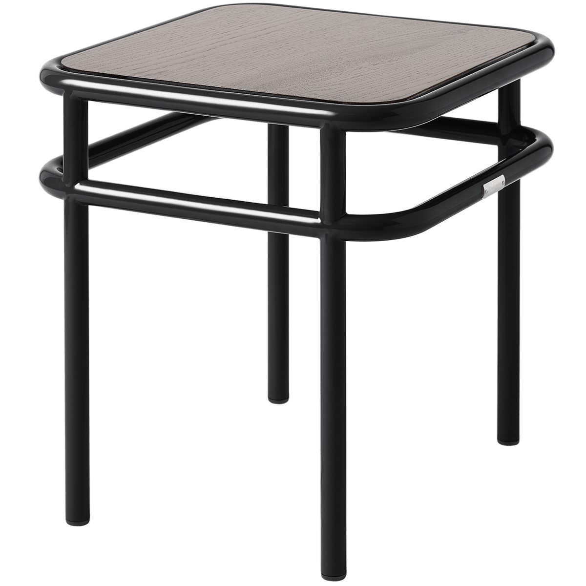 TOLIX UD SIDE TABLE WALNUT STAINED OAK TOP - DYKE & DEAN