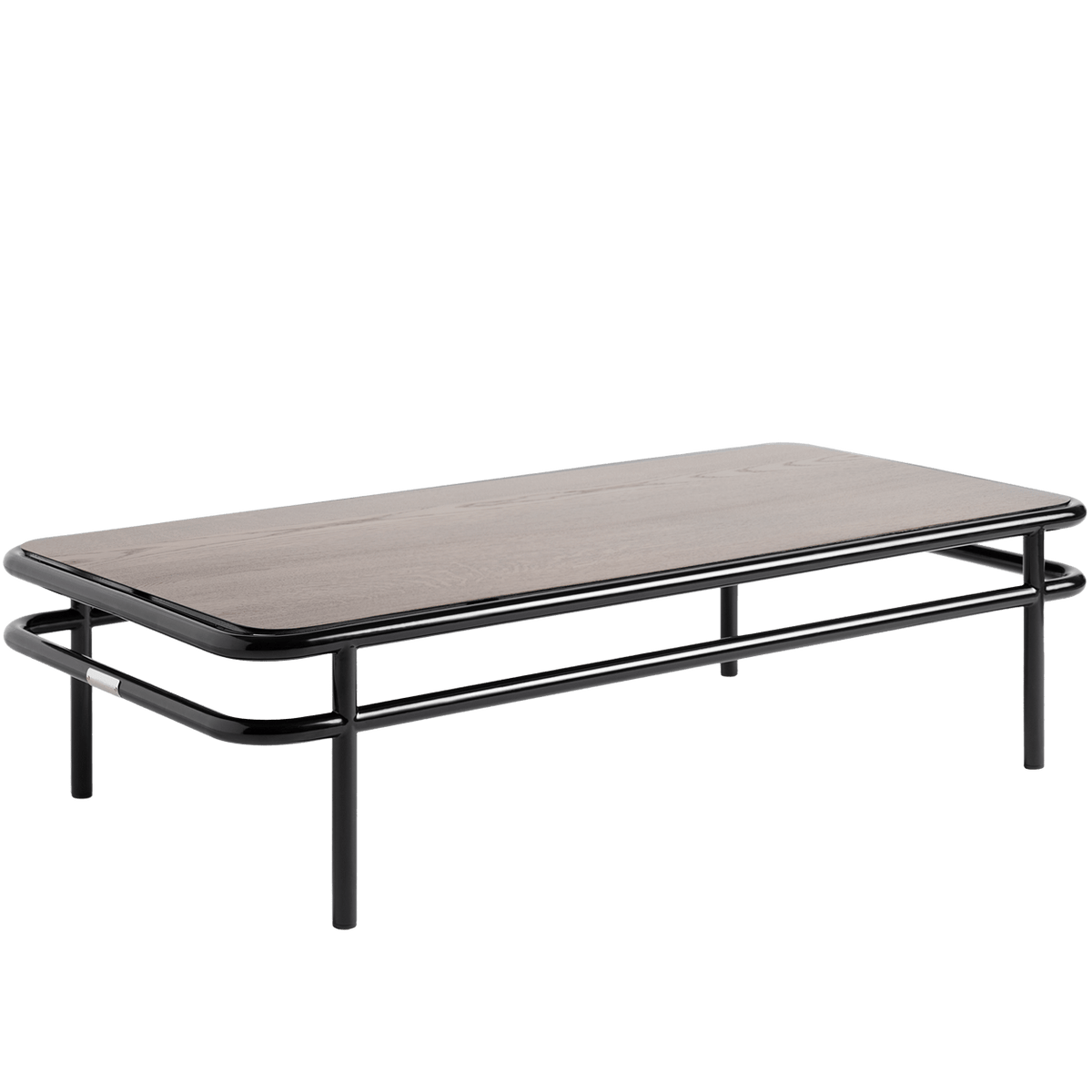 TOLIX UD WALNUT STAINED OAK TOP COFFEE TABLE 120x60 - DYKE & DEAN