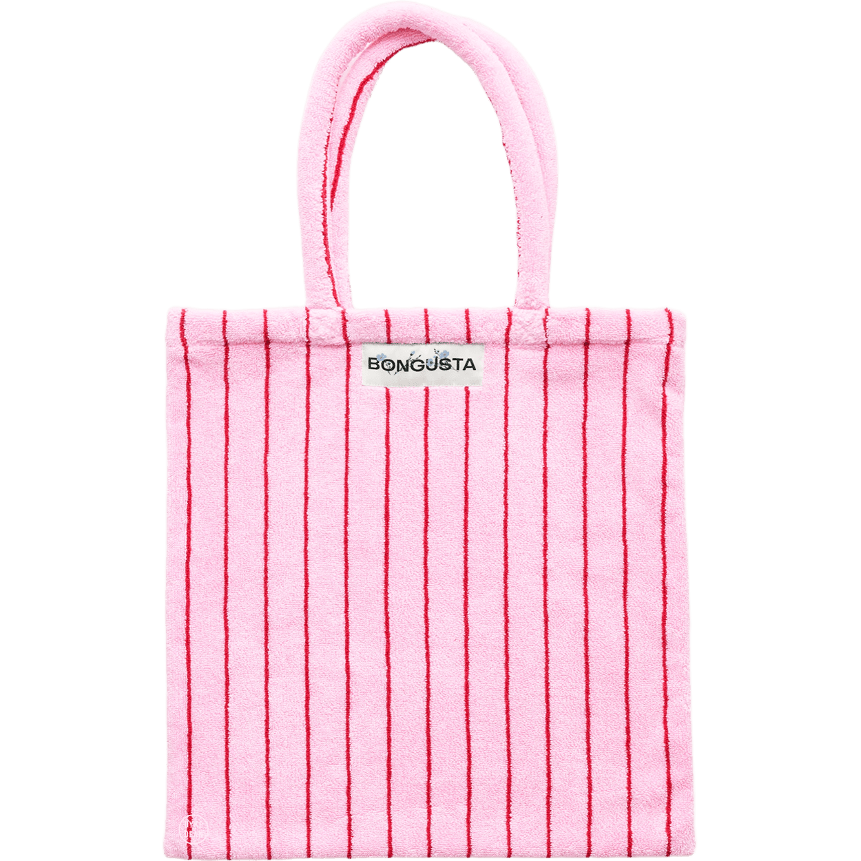 TOWEL FABRIC TOTE BAG PINK - DYKE & DEAN