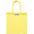 TOWEL FABRIC TOTE BAG YELLOW - DYKE & DEAN