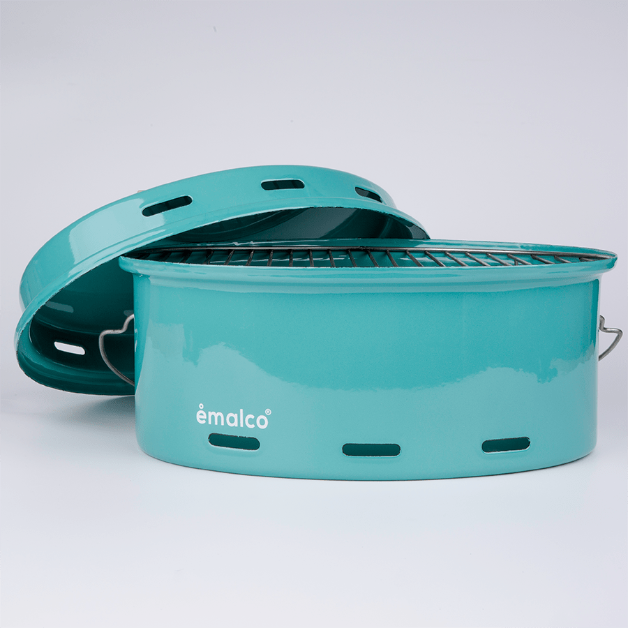 TURQUOISE ENAMEL BARBEQUE - DYKE & DEAN