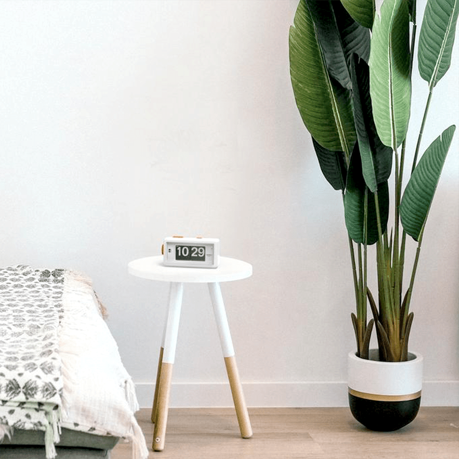 TWEMCO ALARM FLIP CLOCK AL - 30 BLACK - DYKE & DEAN