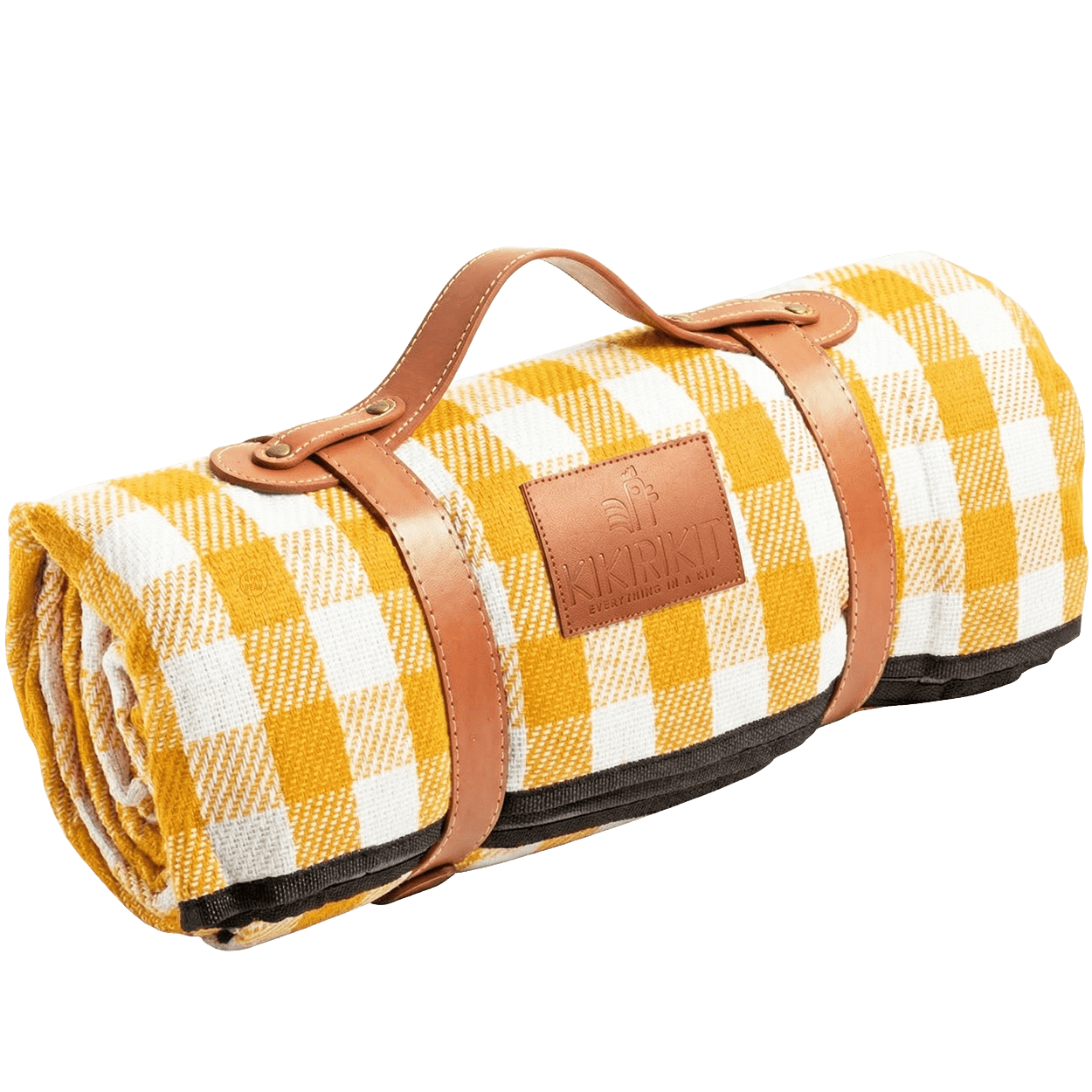 WATERPROOF TRAVEL YELLOW PICNIC BLANKET - DYKE & DEAN