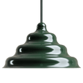 WAVE HANGING PENDANT LIGHT DEEP GREEN M - DYKE & DEAN