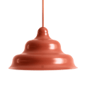 WAVE HANGING PENDANT LIGHT RED S - DYKE & DEAN
