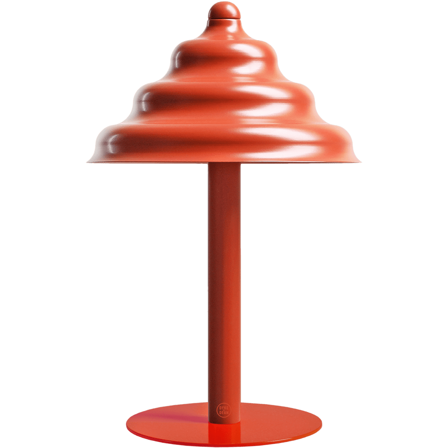 WAVE TABLE LIGHT RED - DYKE & DEAN