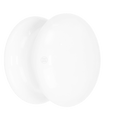 WHITE PORCELAIN DOOR KNOBS - DYKE & DEAN