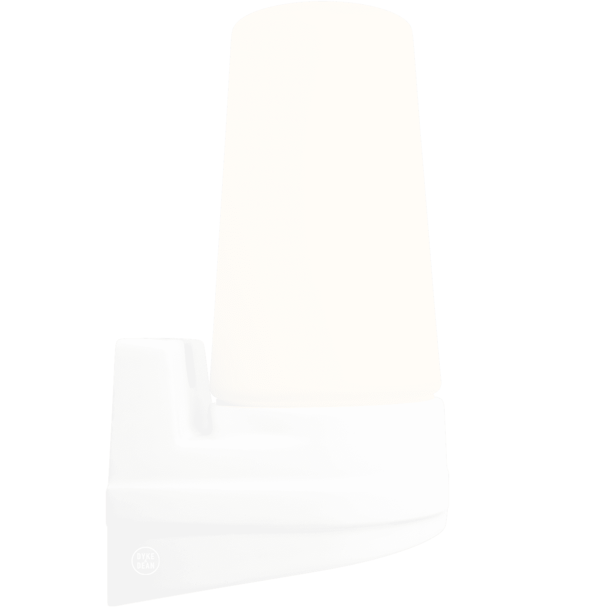 WHITE PORCELAIN WATERPROOF SWEDISH WALL LIGHT - DYKE & DEAN