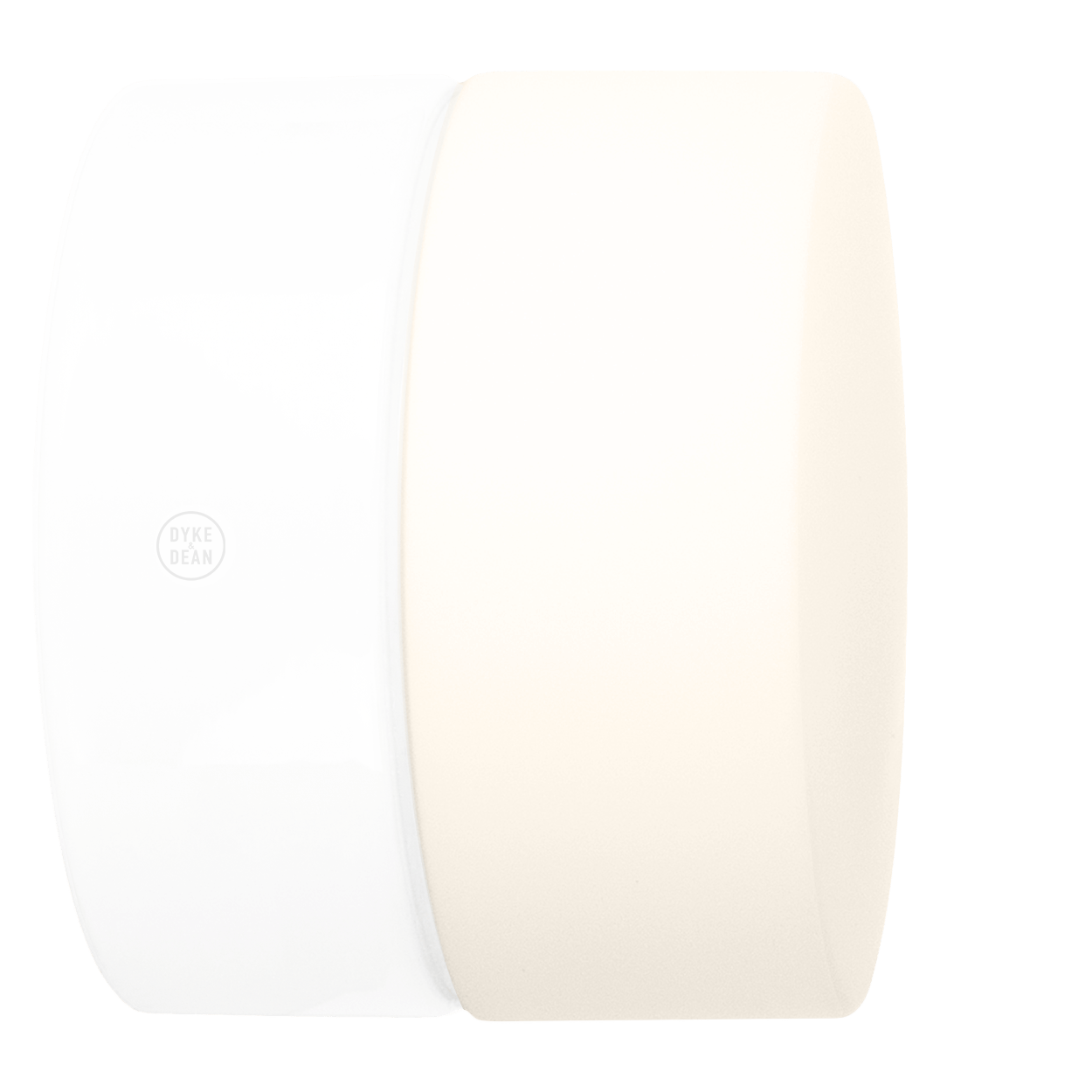 WHITE PORCELAIN WATERPROOF WALL DISC LIGHT - DYKE & DEAN