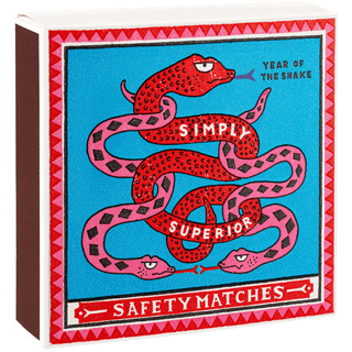 YEAR OF THE SNAKE LUXURY SAFETY MATCHES - DYKE & DEAN
