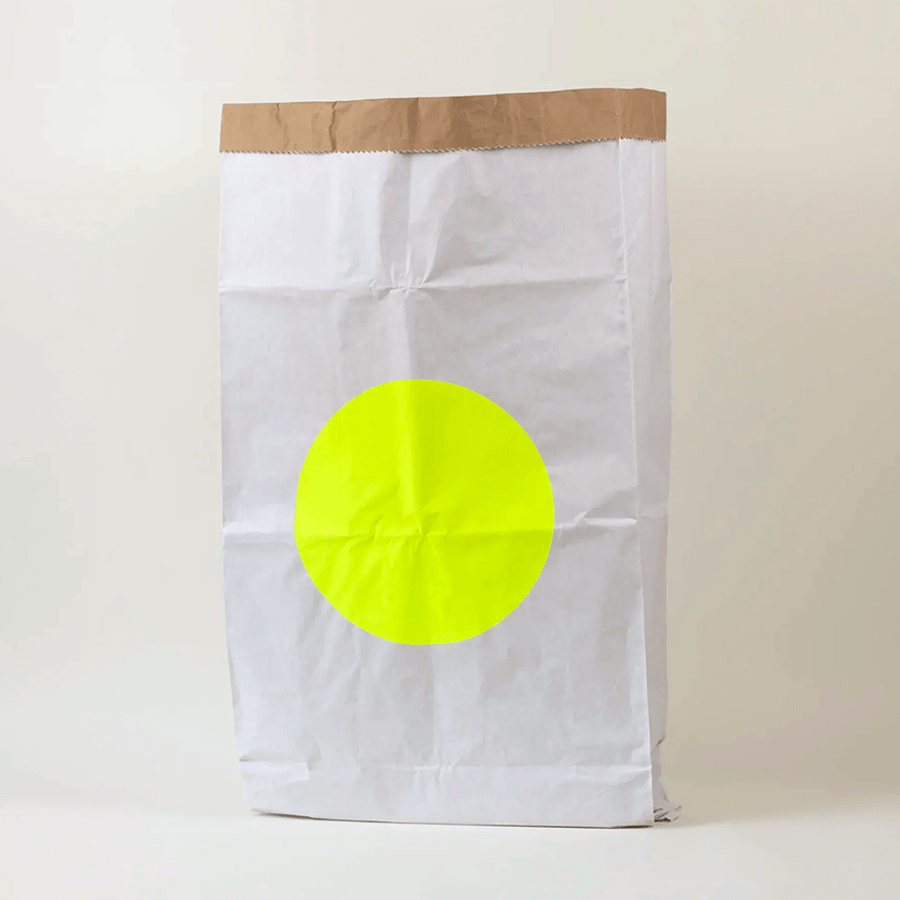 YELLOW DOT PAPER BAG - DYKE & DEAN