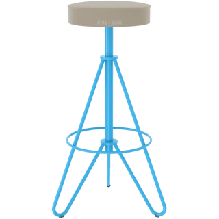 ADICO 274 HIGH STOOL ADJUSTABLE PADDED - DYKE & DEAN