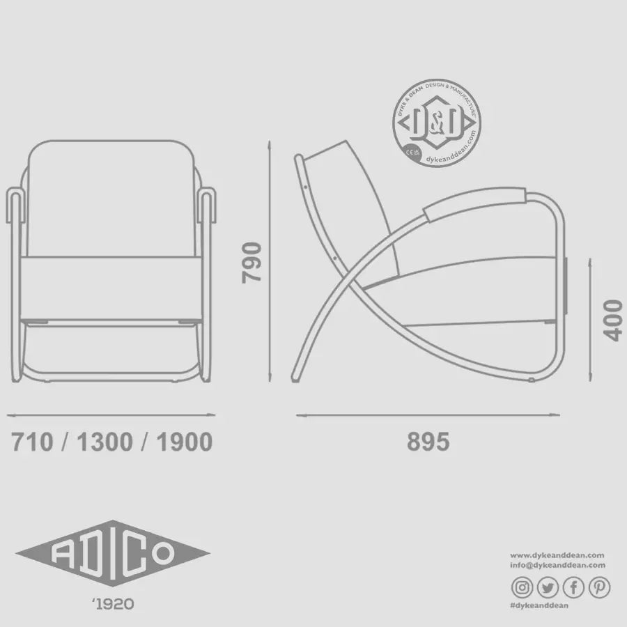 ADICO 298 ARMCHAIR - DYKE & DEAN