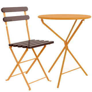 ADICO 403 FOLDING CHAIR MAHOGANY - DYKE & DEAN