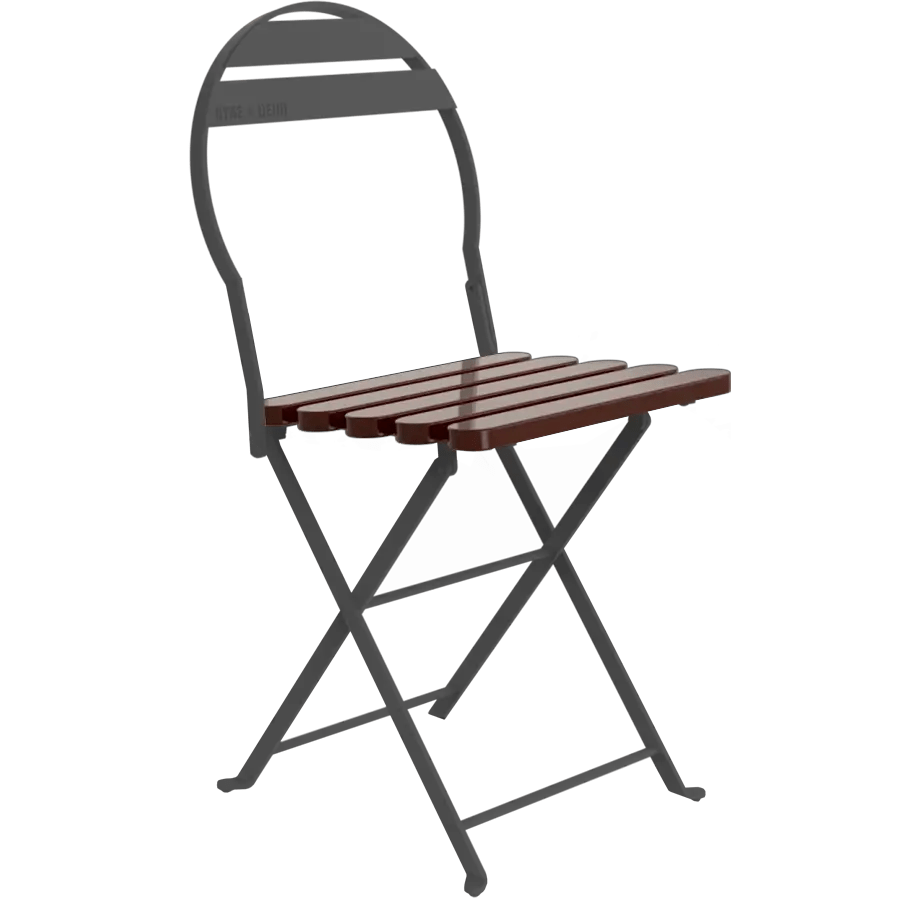 ADICO 404 FOLDING CHAIR MAHOGANY - DYKE & DEAN