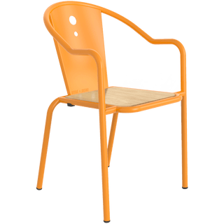 ADICO LIBELO STACKING CHAIR WOOD - DYKE & DEAN